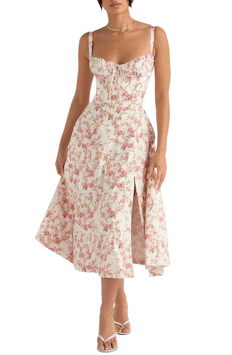 Madina | De zomer jurk met bloemen - Afbeelding 3